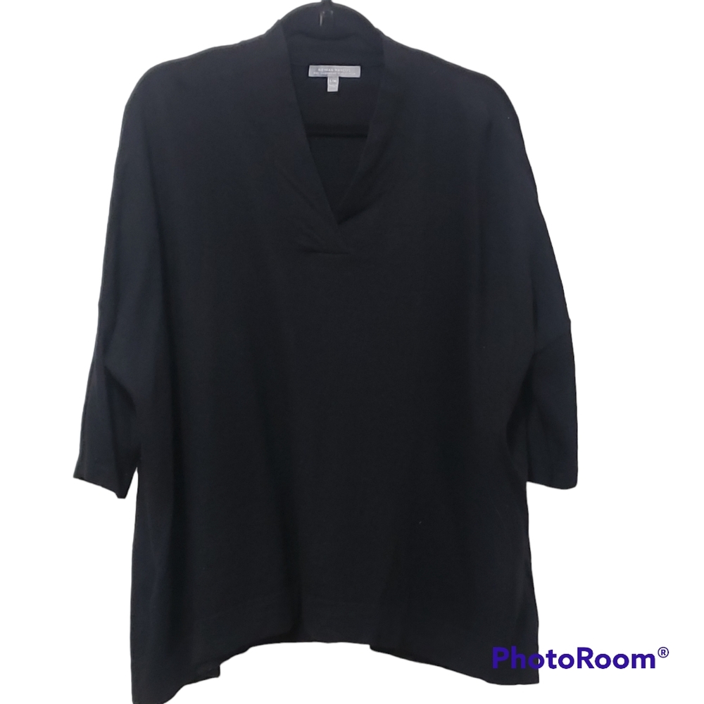 Neiman Marcus Oversized Short Sleeve Pull-over The Cashmere Collection L/XL